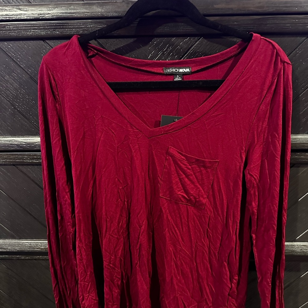 Maroon long sleeve